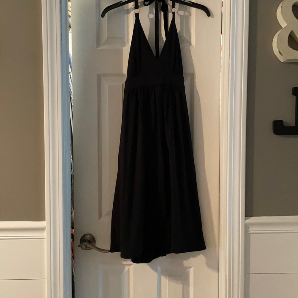 Black tie halter top dress. Victoria’s Secret size medium